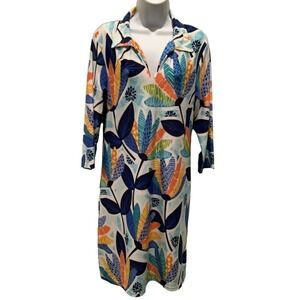 Buckhead Betties Tropical Lei’d Back Jada Dress M NWT